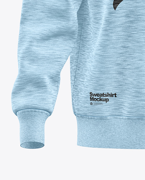 Melange Sweatshirt Mockup   Front View PSD #6