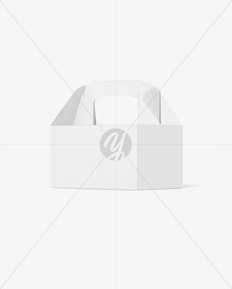 Glossy Box with Handle Mockup PSD #3