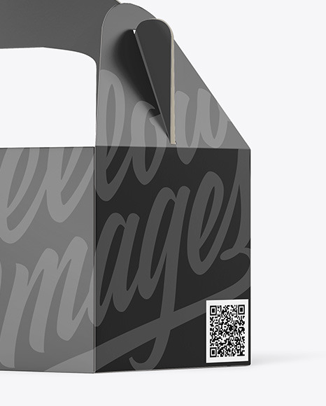 Matte Box with Handle Mockup PSD #1