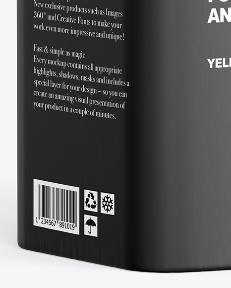 Matte Paper Box Mockup PSD #6