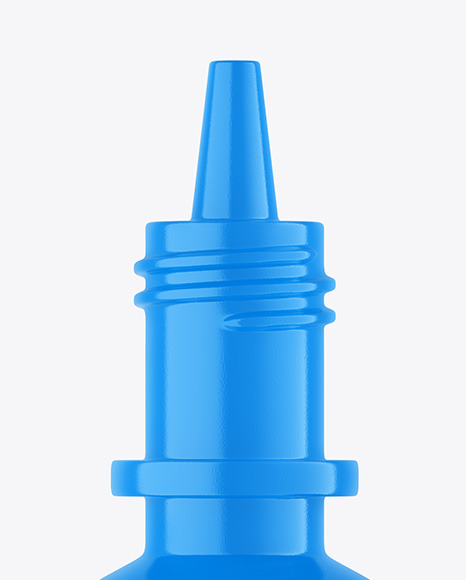 Glossy Opened Eye Drops Bottle Mockup PSD #2