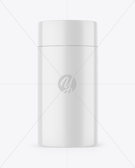 Glossy Paper Tube Mockup PSD #3