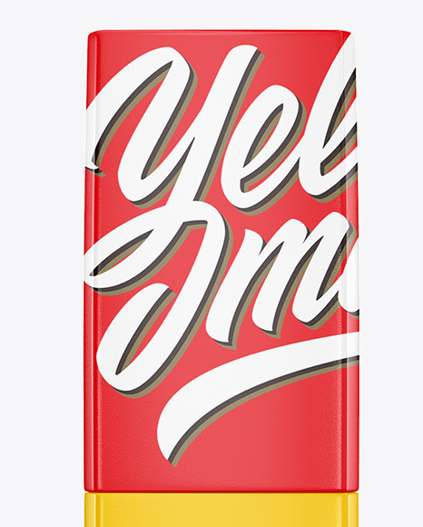 Square Lipstick Tube w  Box Mockup PSD #2