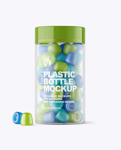 Gummies Jars mockups