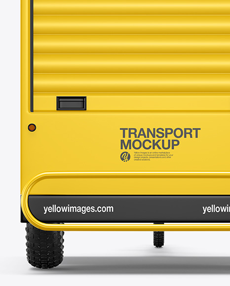 Cargo Bike Mockup - Front View