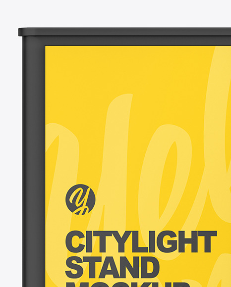 Citylight Stand Mockup advertising 1066