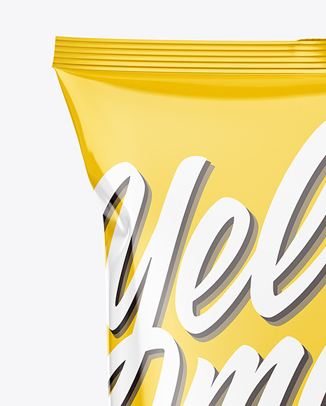 Glossy Snack Pack Mockup PSD #1