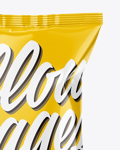 Glossy Snack Pack Mockup PSD #6