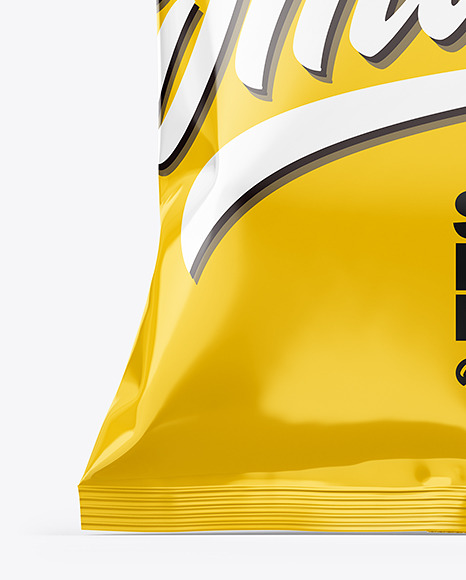 Glossy Snack Pack Mockup PSD #7