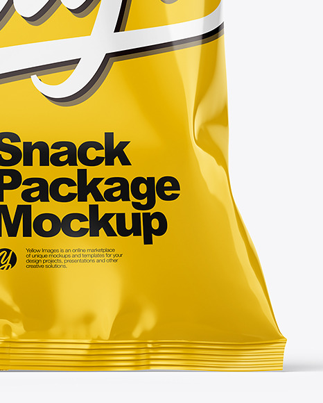 Glossy Snack Pack Mockup PSD #5