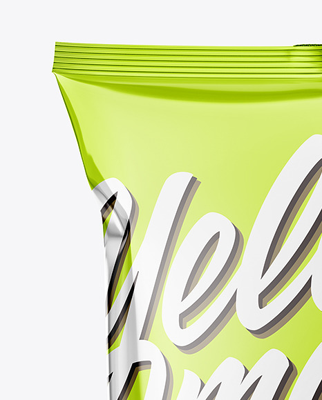 Metallic Snack Pack Mockup PSD #2