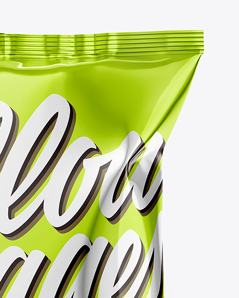 Metallic Snack Pack Mockup PSD #1