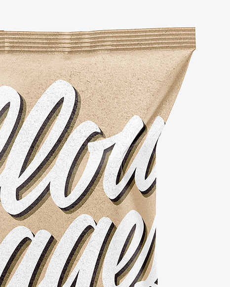 Kraft Paper Snack Pack Mockup PSD #6
