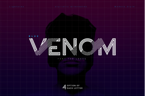 Blue Venom Font