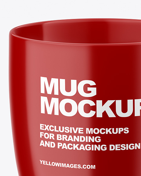 Glossy Mug Mockup PSD #2