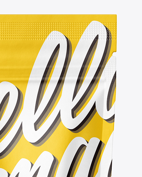 Matte Stand up Pouch Mockup PSD #2