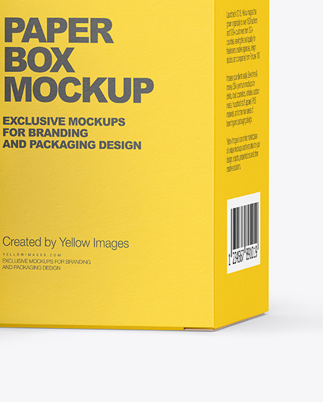 Matte Plastic Jar with Paper Box Mockup PSD #6