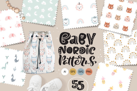 Baby nordic patterns