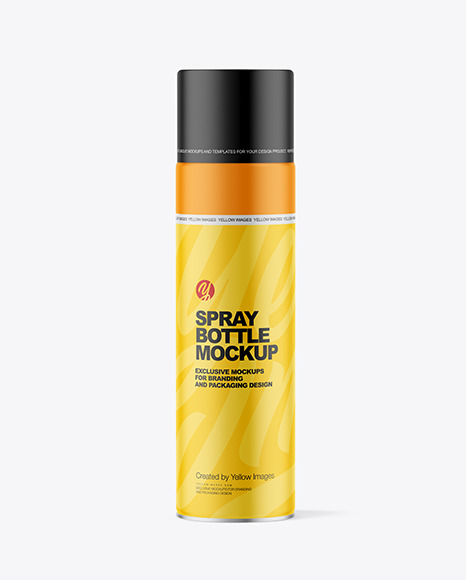 Matte Spray Bottle Mockups