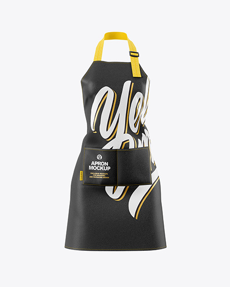 Fabric Apron Mockup