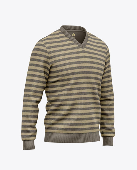 V-Neck Sweatshirt Mockup