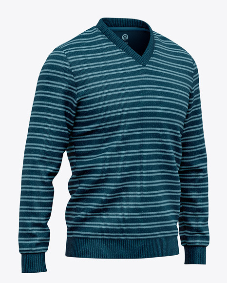 V Neck Sweatshirt Mockup PSD #2