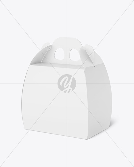 New Free Mockups – Paper Curved Box w/ Handle Mockup – Download Now