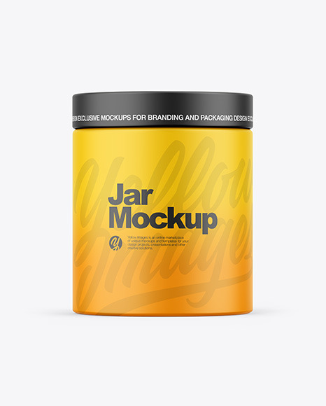 Matte Jar Mockup