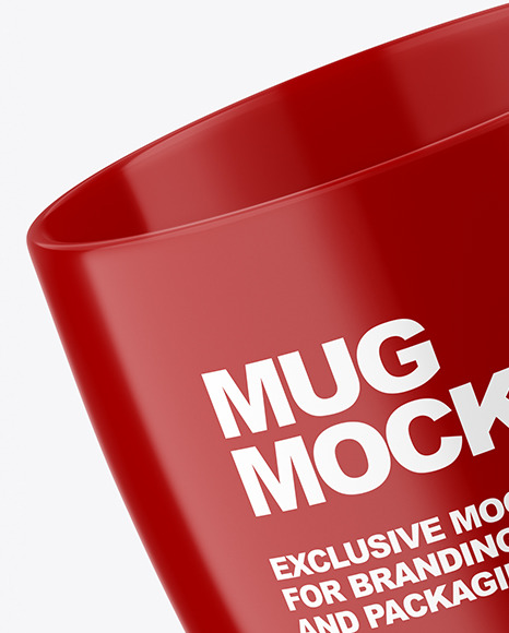 Glossy Mug Mockup PSD #2