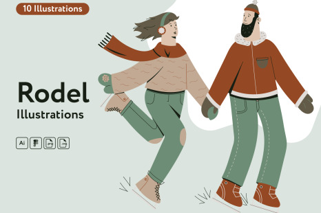 Rodel Christmas Illustrations
