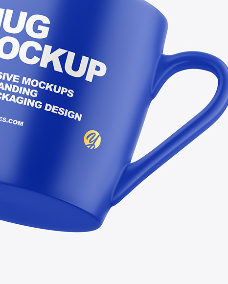 Two Matte Mugs Mockup PSD #1