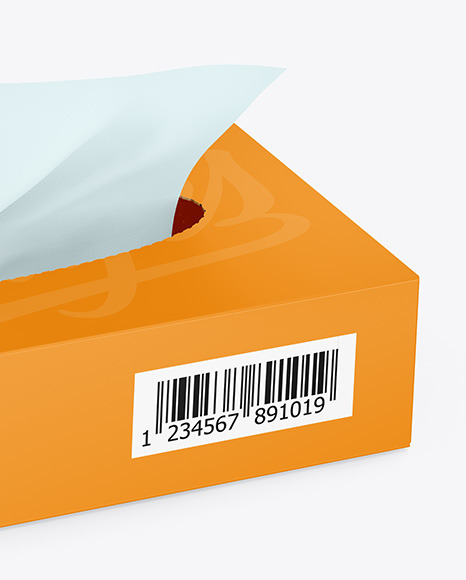 Paper Box w  Wipes Mockup PSD #1