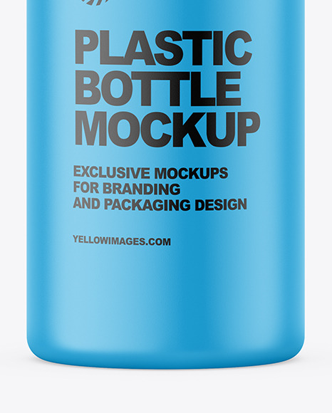 Matte Plastic Bottle Mockup cosmetic 9173