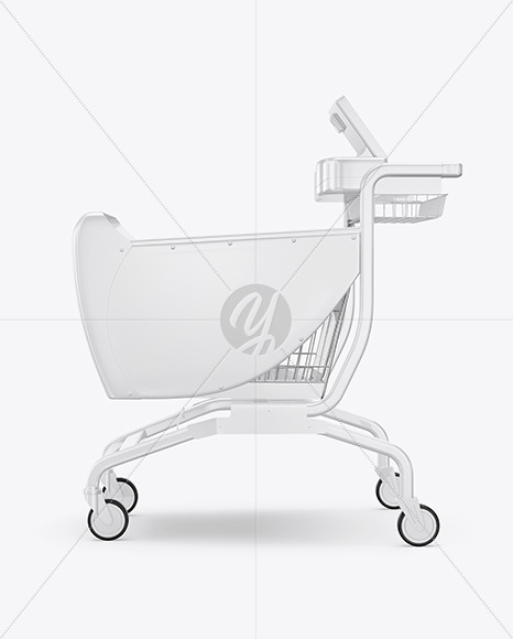 Shopping Smart Cart Mockup PSD #3