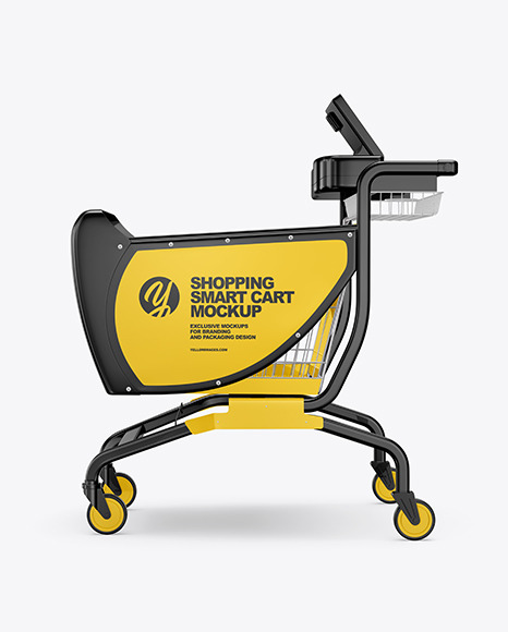 Shopping Smart Cart Mockup