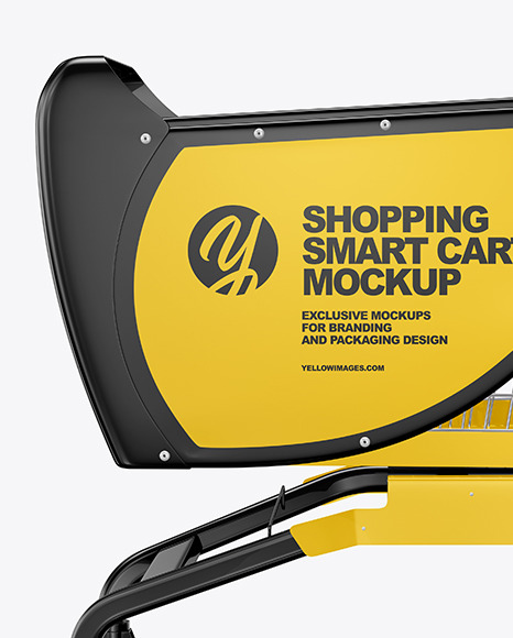 Shopping Smart Cart Mockup PSD #2