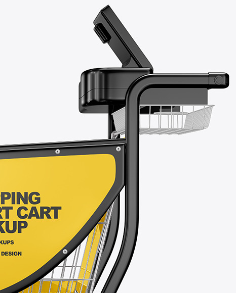 Shopping Smart Cart Mockup PSD #1