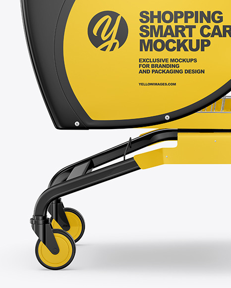 Shopping Smart Cart Mockup PSD #6