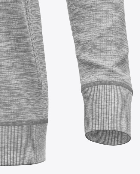 Melange Hoodie Mockup garment 141