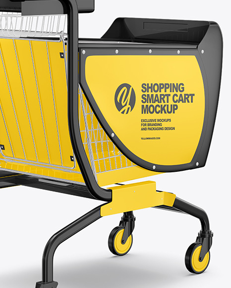 Shopping Smart Cart Mockup PSD #1