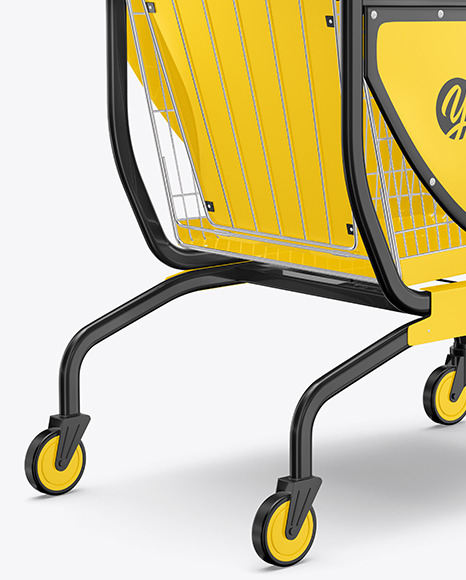 Shopping Smart Cart Mockup PSD #6