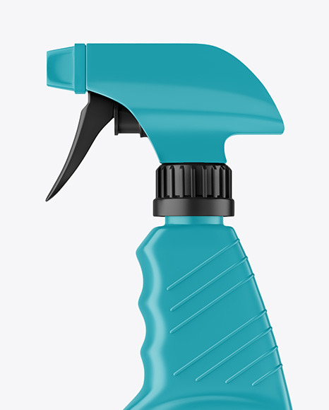Matte Spray Bottle Mockup PSD #2