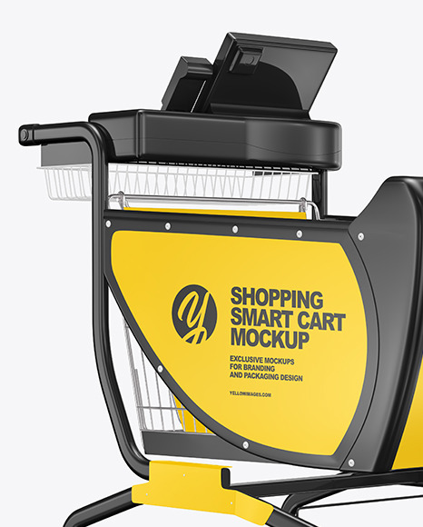 Shopping Smart Cart Mockup PSD #2