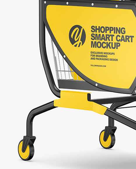 Shopping Smart Cart Mockup PSD #6