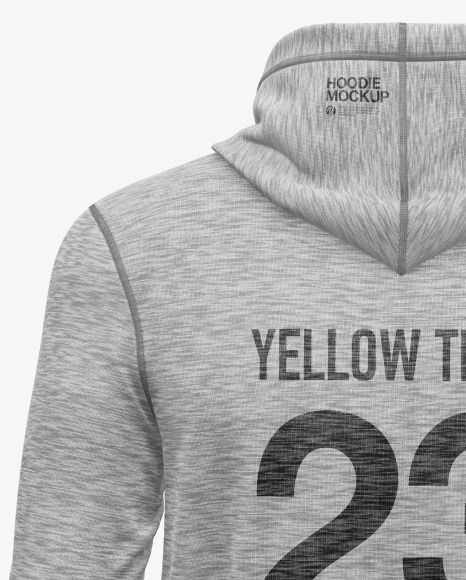 Melange Hoodie Mockup casual 120