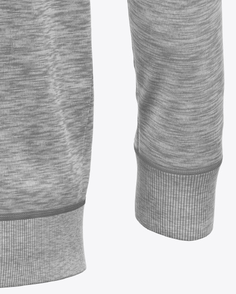 Melange Hoodie Mockup garment 123