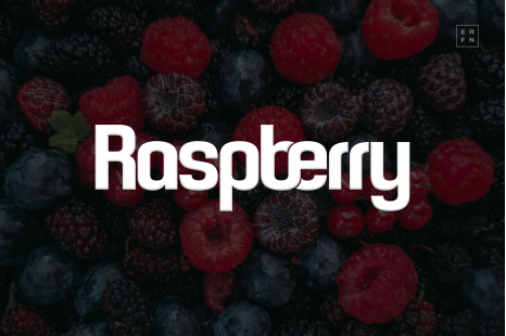 Raspberry Font