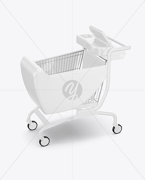 Shopping Smart Cart Mockup PSD #3