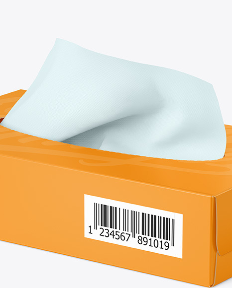 Paper Box w  Wipes Mockup PSD #6