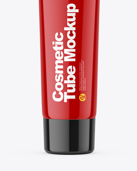 Glossy Tube Mockup PSD #2